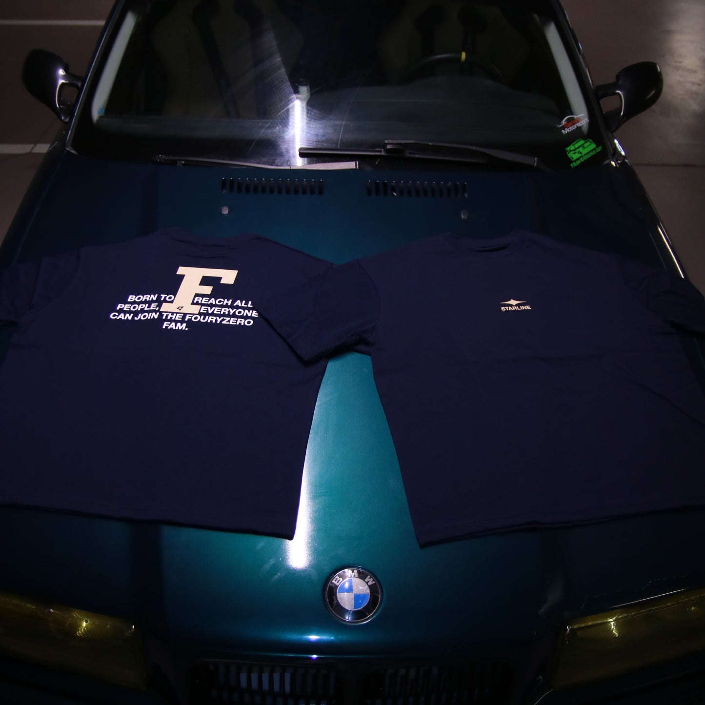 4Y0 STARLINE TEE BLUE NAVY