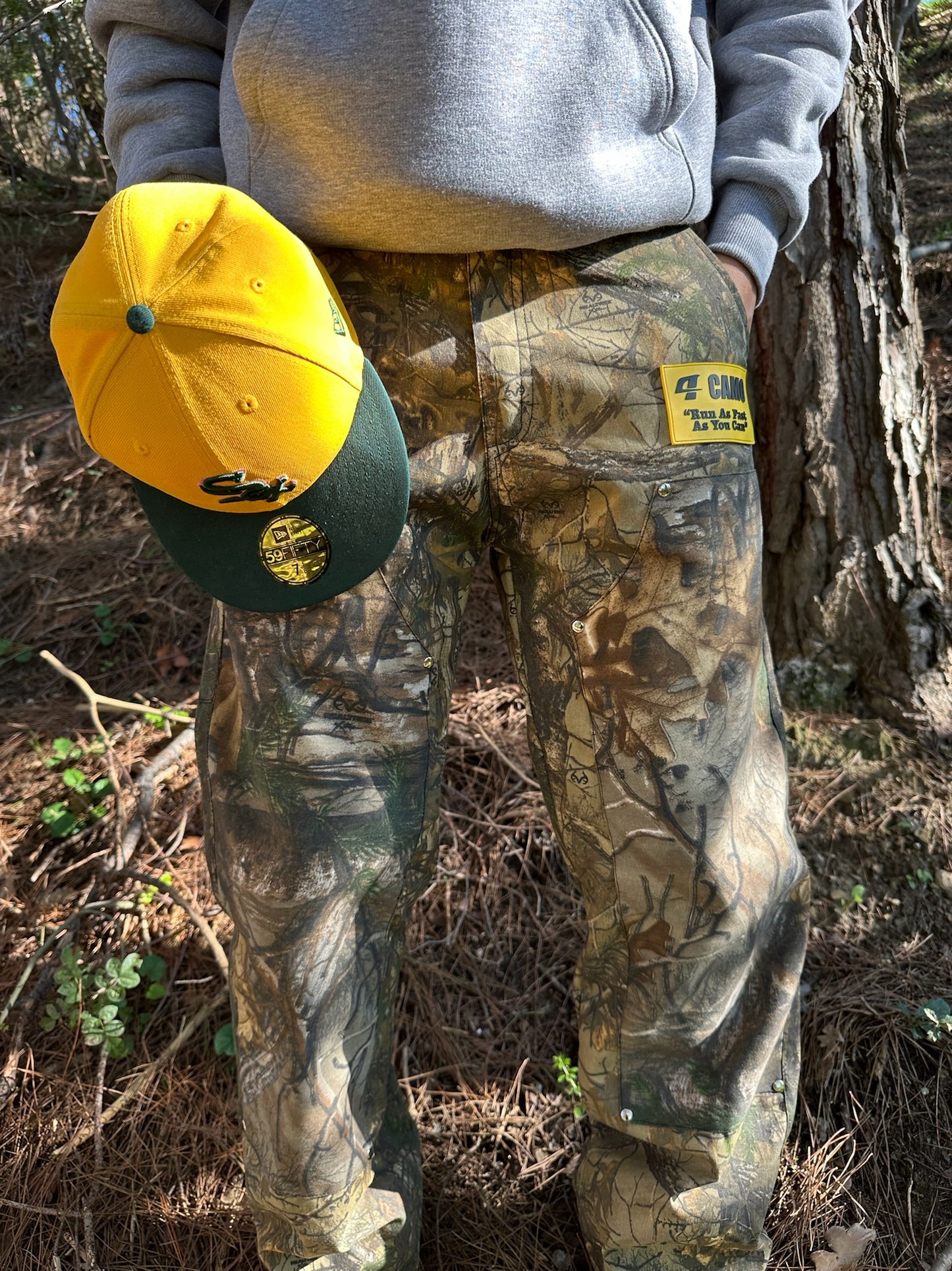 4Y0 DOUBLE KNEE REALTREE PANT