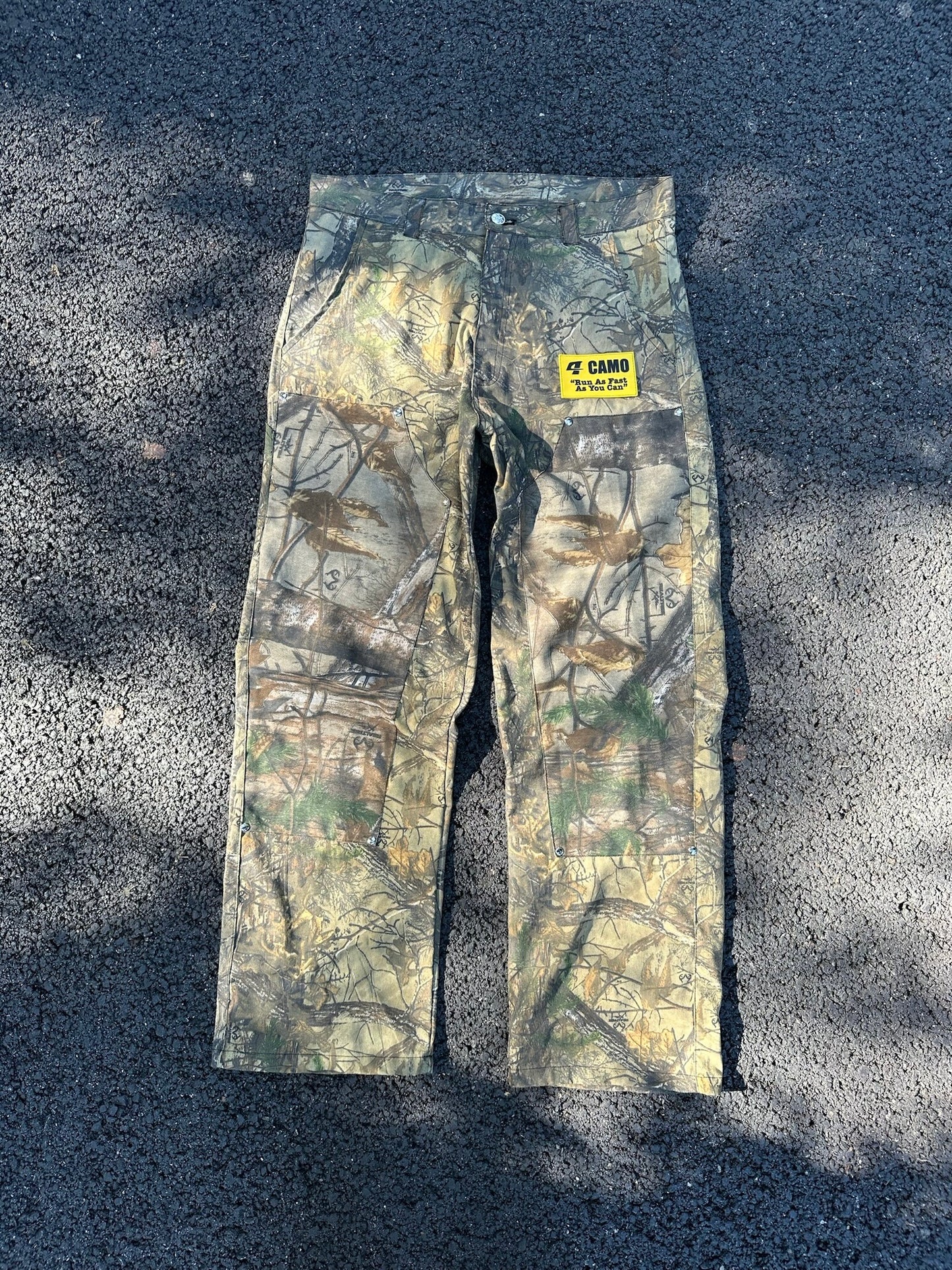 4Y0 DOUBLE KNEE REALTREE PANT