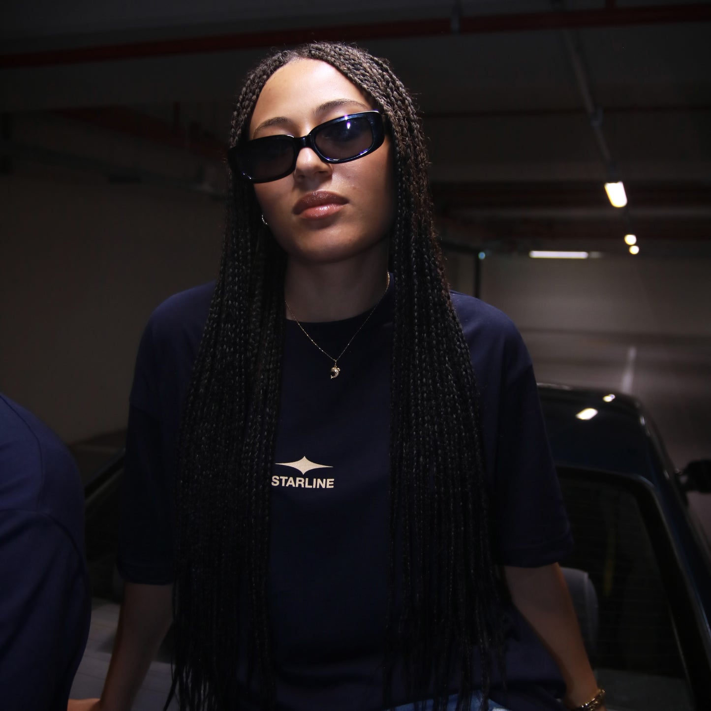 4Y0 STARLINE TEE BLUE NAVY